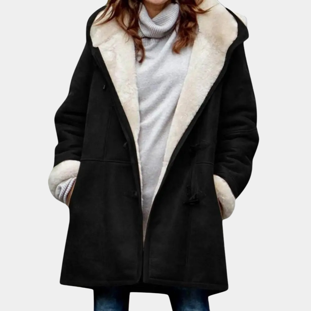 Damen Warmer Mantel Mit Kapuze | Winter