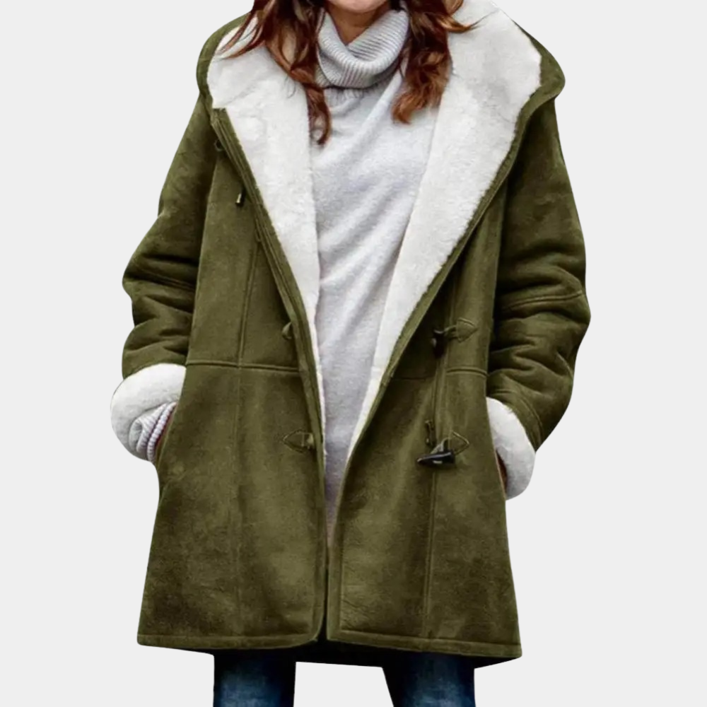 Damen Warmer Mantel Mit Kapuze | Winter