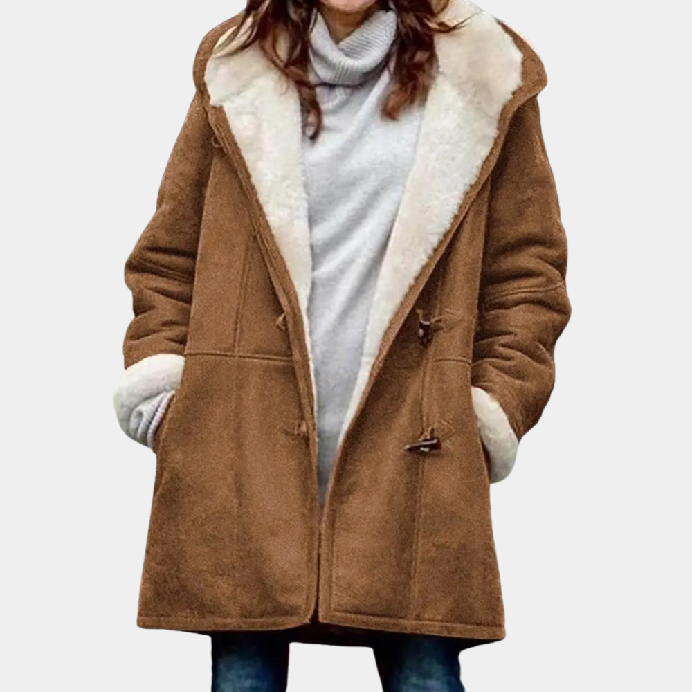 Damen Warmer Mantel Mit Kapuze | Winter