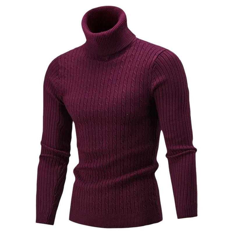 Slim-fit rollkragenpullover