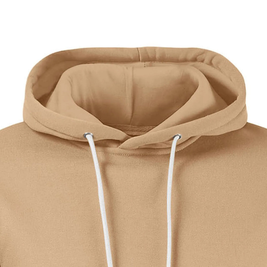 Warmer patchwork-hoodie für herren
