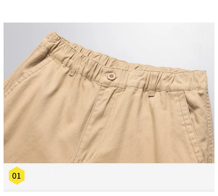 Lässige cargohose mit großen praktischen taschen