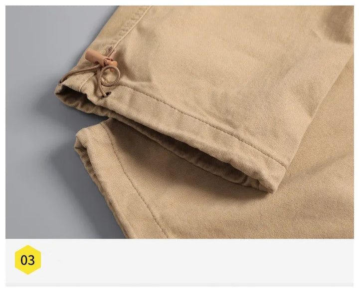 Lässige cargohose mit großen praktischen taschen