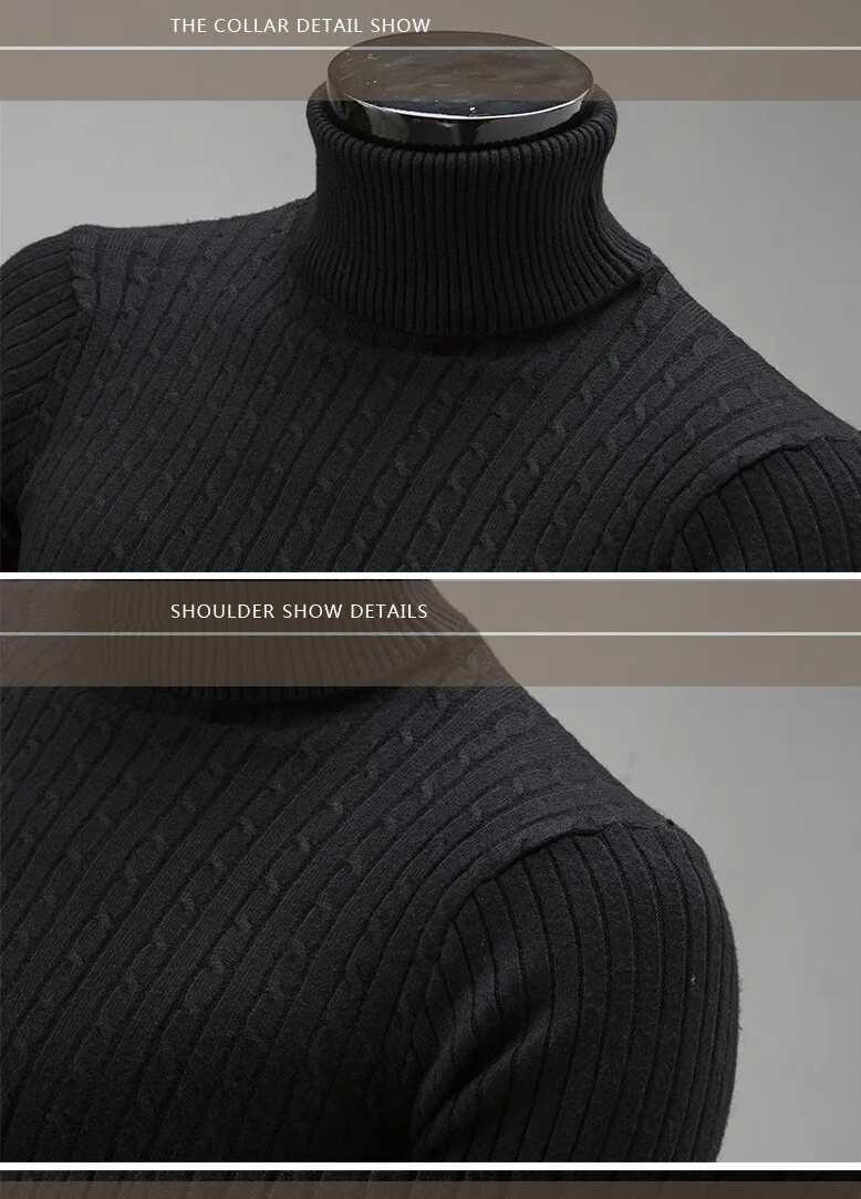 Slim-fit rollkragenpullover