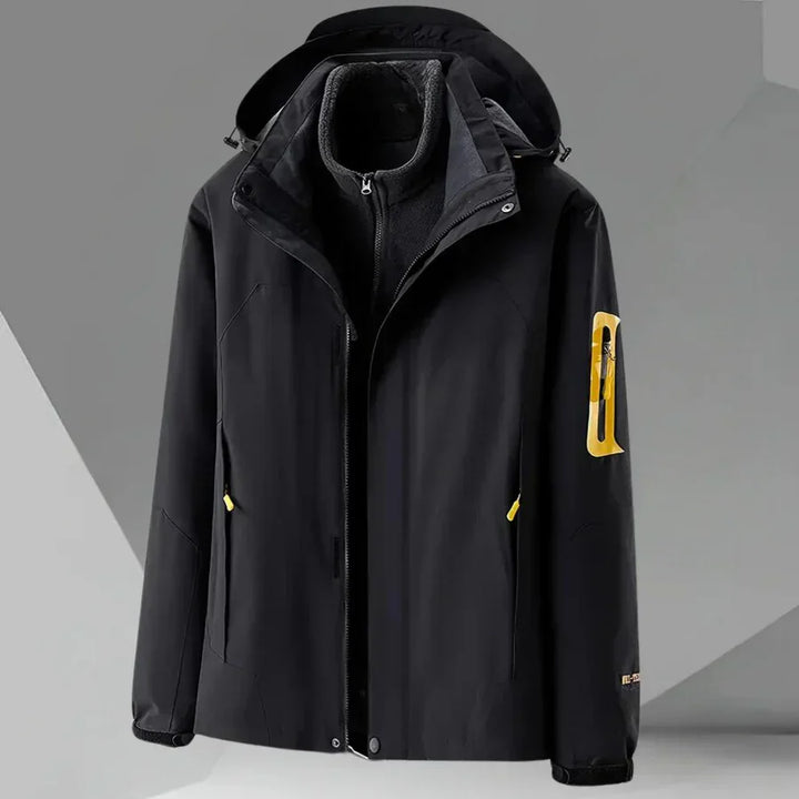 Herren Wasserdichte Jacke mit Kapuze | Mehrfachtaschen