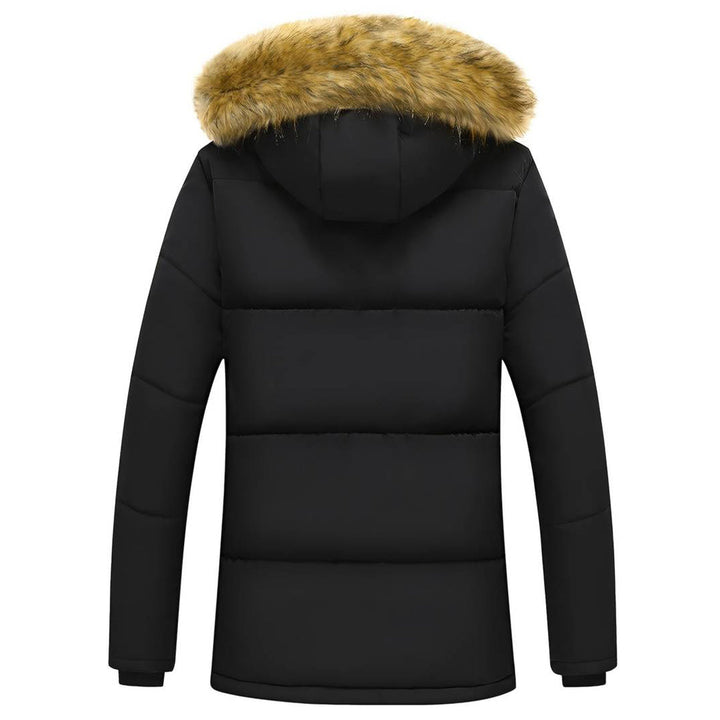 Herren Parka Jacke mit Kapuze | Lange Ärmel