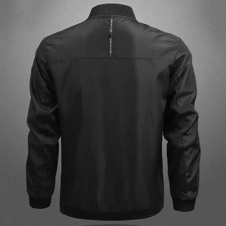 Herren Stehkragen Bomber Jacke | Reißverschluss