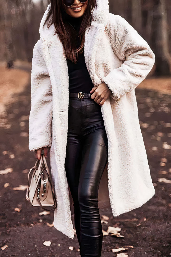 Damen Langer Warme Winter Trench Mantel | Lange Ärmel