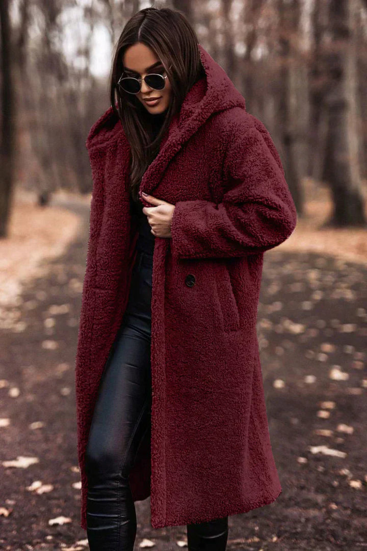 Damen Langer Warme Winter Trench Mantel | Lange Ärmel