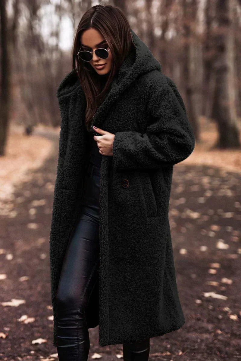 Damen Langer Warme Winter Trench Mantel | Lange Ärmel