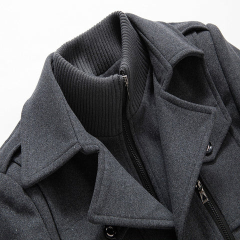 Herren Zweiteiliger Trenchcoat | Lange Ärmel