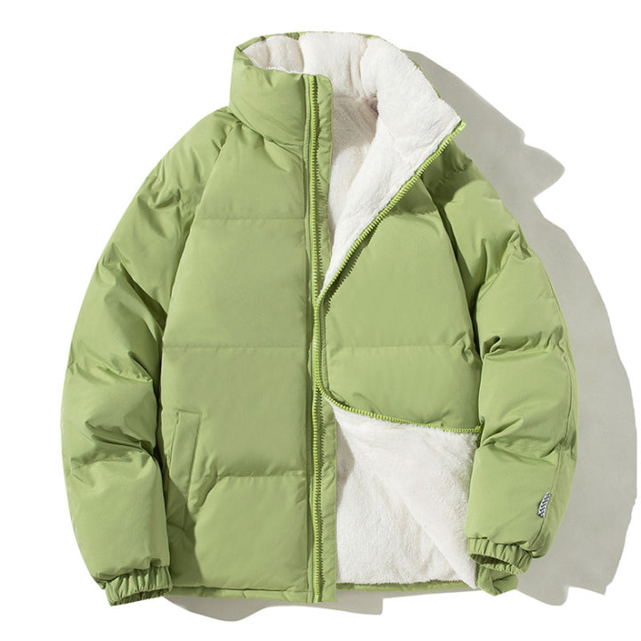 Herren Puffer Langarm Jacke | Reißverschluss