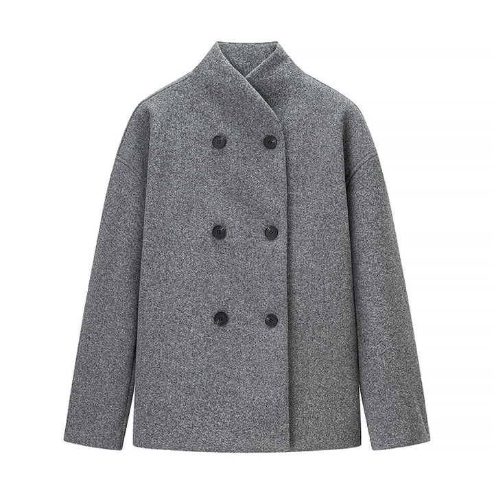 Damen Zweireihiger Mantel | Moderne