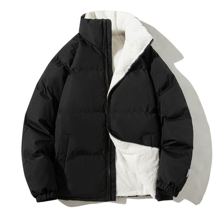 Herren Puffer Langarm Jacke | Reißverschluss