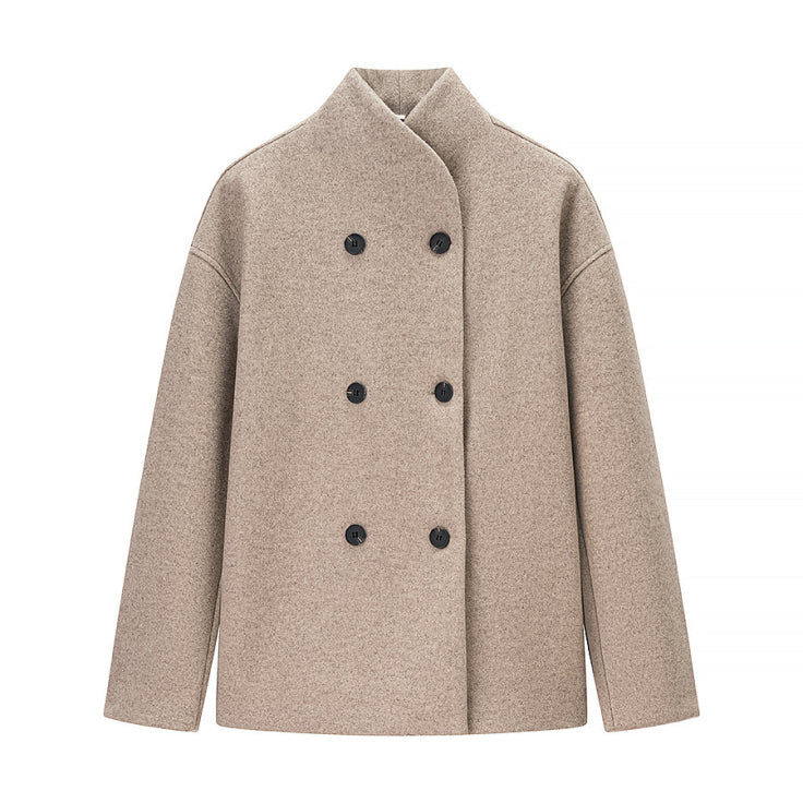 Damen Zweireihiger Mantel | Moderne