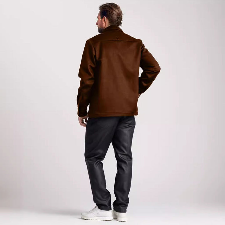 Lange Woll Jacke für Herren | Übermantel