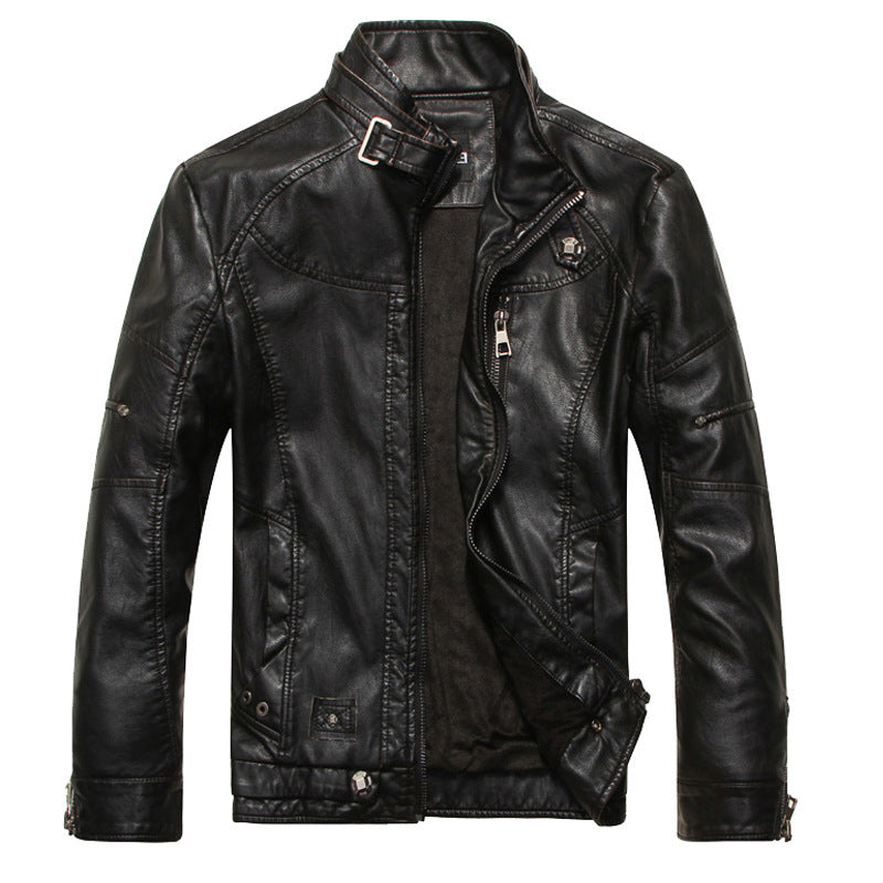 Herren Weinlese Jacke mit Reißverschluss | Schlanke Passform
