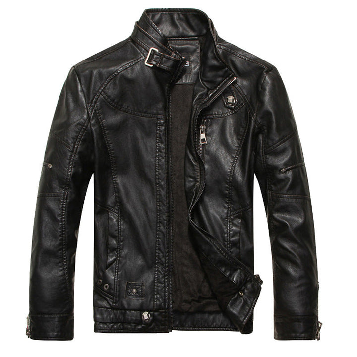 Herren Weinlese Jacke mit Reißverschluss | Schlanke Passform