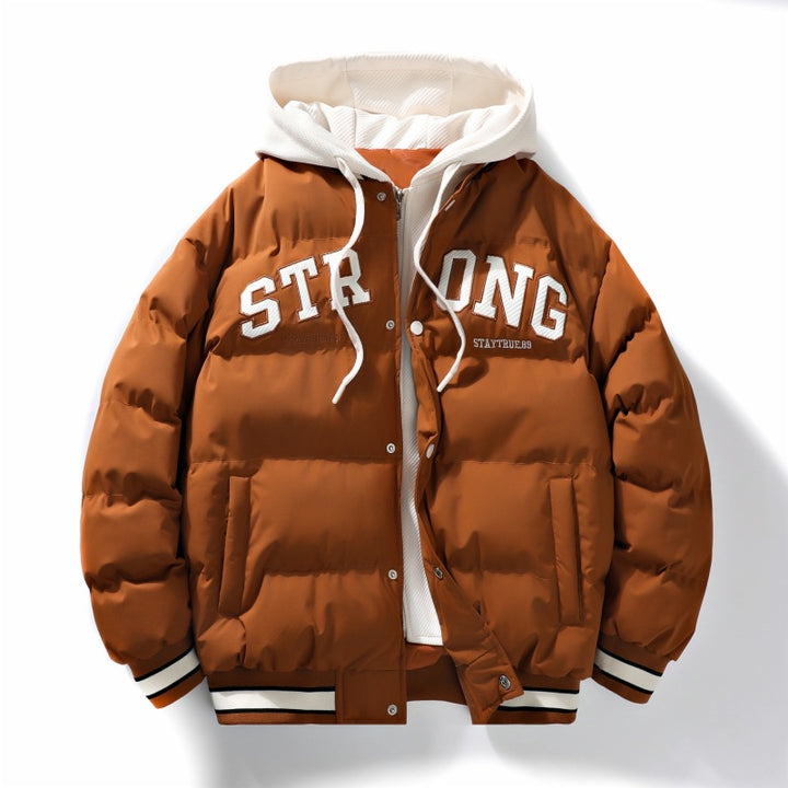 Herren Dicke Puffer-Daunenjacke | Kapuze