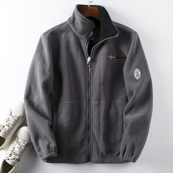 Herren Reißverschluss Lange Ärmel Jacke | Lässig