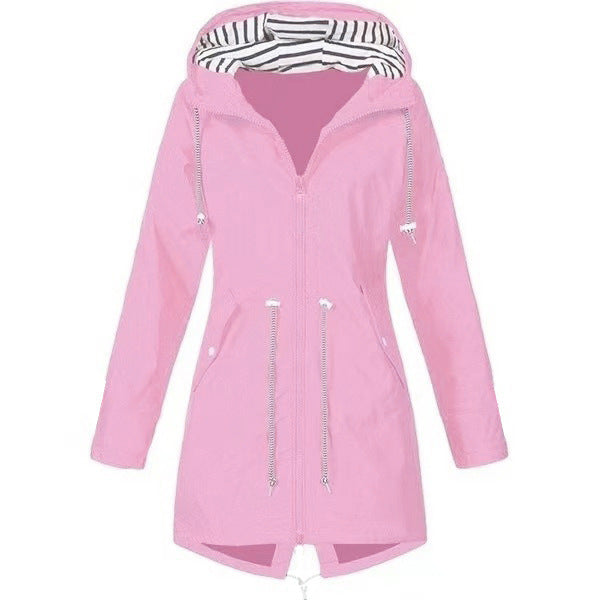 Damen Leichte Stilvoll Jacke | Kapuze