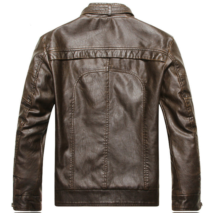 Herren Weinlese Jacke mit Reißverschluss | Schlanke Passform