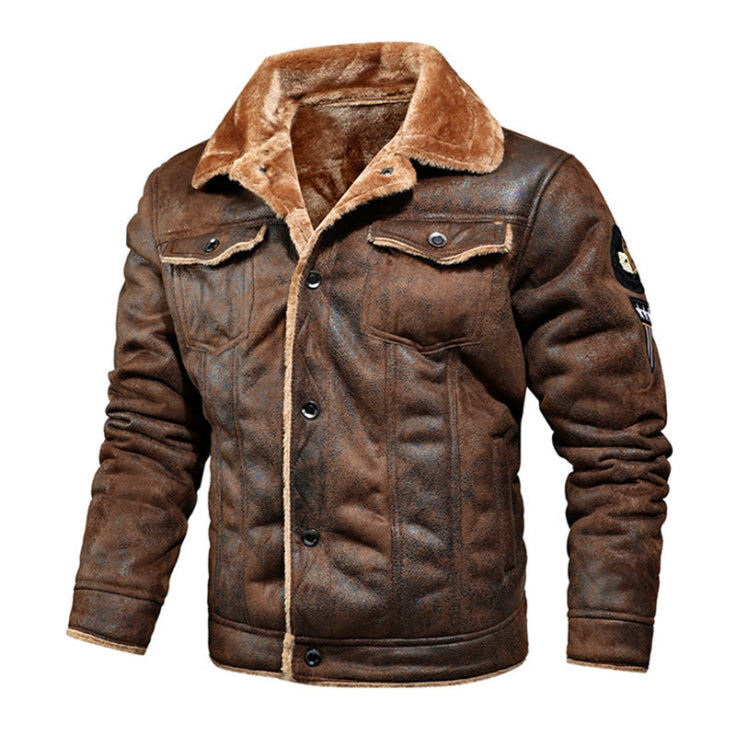 Herren Gesteppte Knopf Daunen Jacke | Weinlese