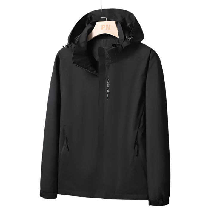 Herren Kapuzenjacke Winddicht Jacke | Wasserdicht