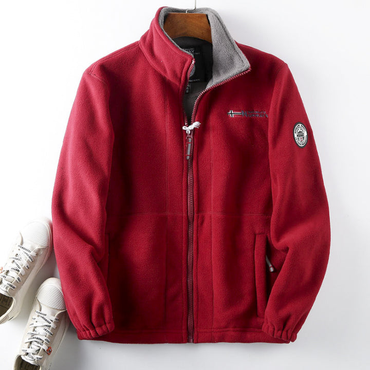 Herren Reißverschluss Lange Ärmel Jacke | Lässig