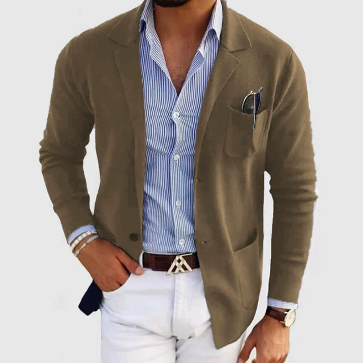 Herren Eleganter Mehrtaschen Blazer | Lange Ärmel