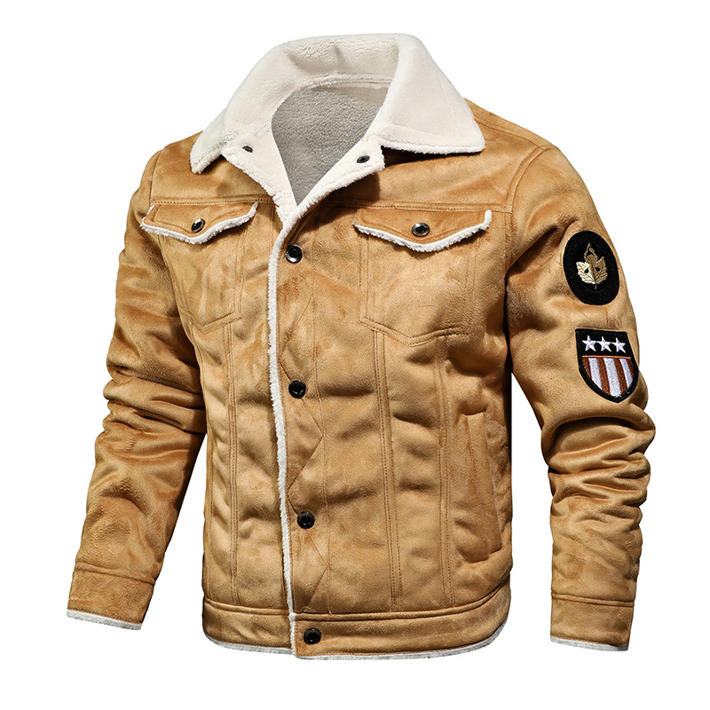 Herren Knopf Daunen Warme Jacke | Knopftaschen