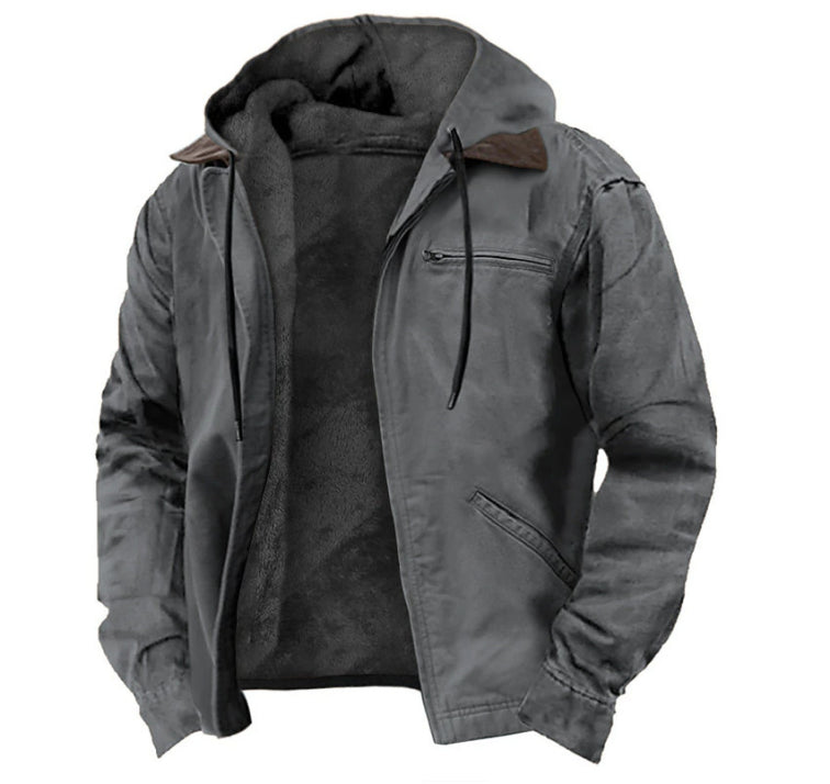 Herren Bomber Jacke | Mit Kapuze