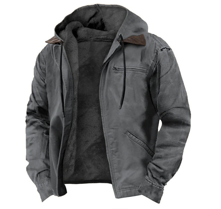 Herren Bomber Jacke | Mit Kapuze