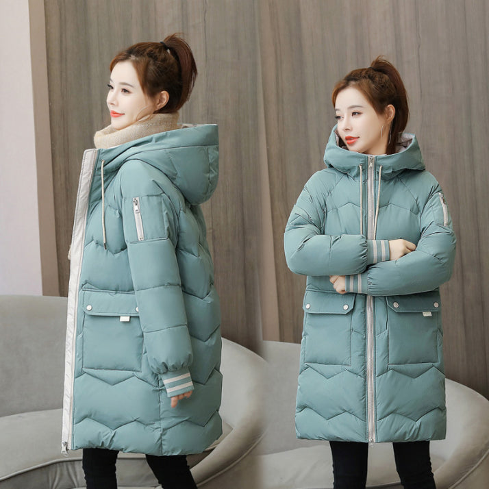 Langer Daunen Parka Damen | Bomber
