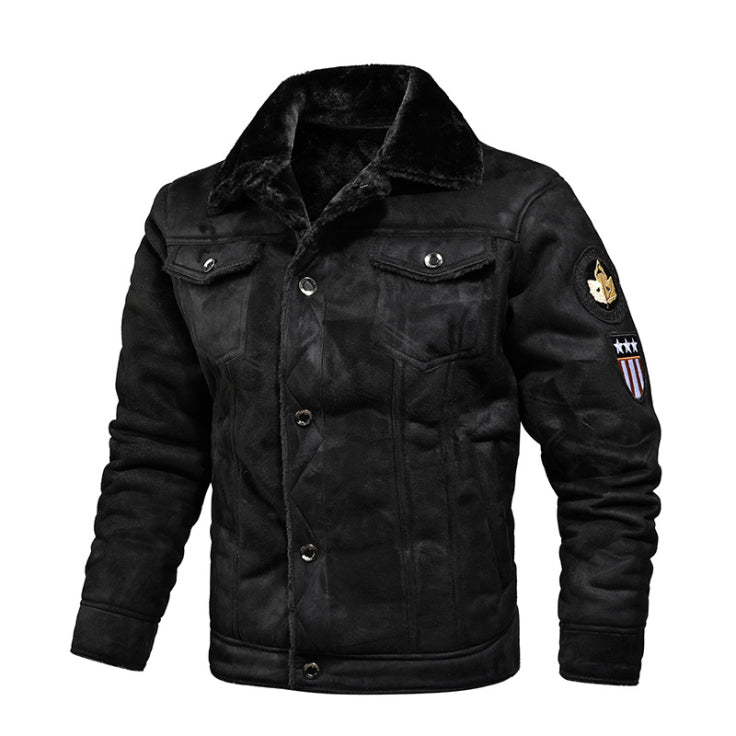 Herren Knopf Daunen Warme Jacke | Knopftaschen
