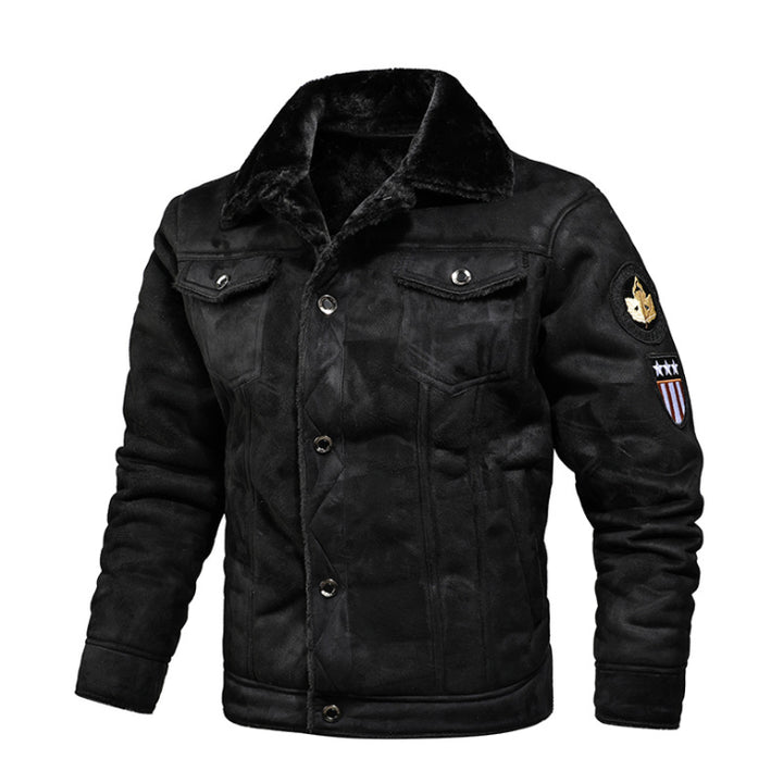 Herren Knopf Daunen Warme Jacke | Knopftaschen