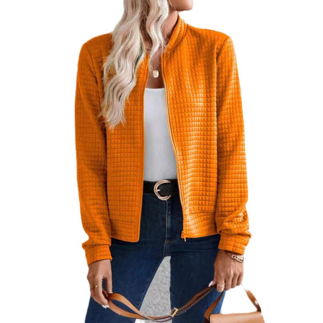 Damen Moderne Steppjacke | Reißverschluss