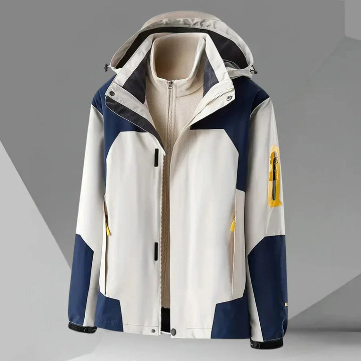 Herren Wasserdichte Jacke mit Kapuze | Mehrfachtaschen