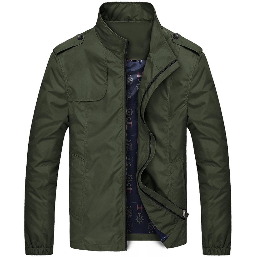 Herren Wasserdichte Freizeit Jacke | Reißverschluss