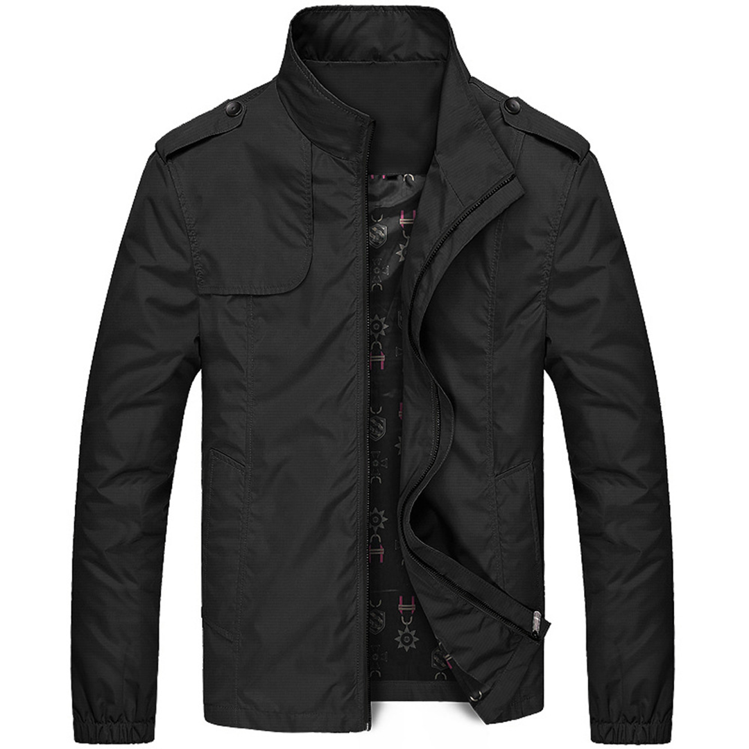 Herren Wasserdichte Freizeit Jacke | Reißverschluss
