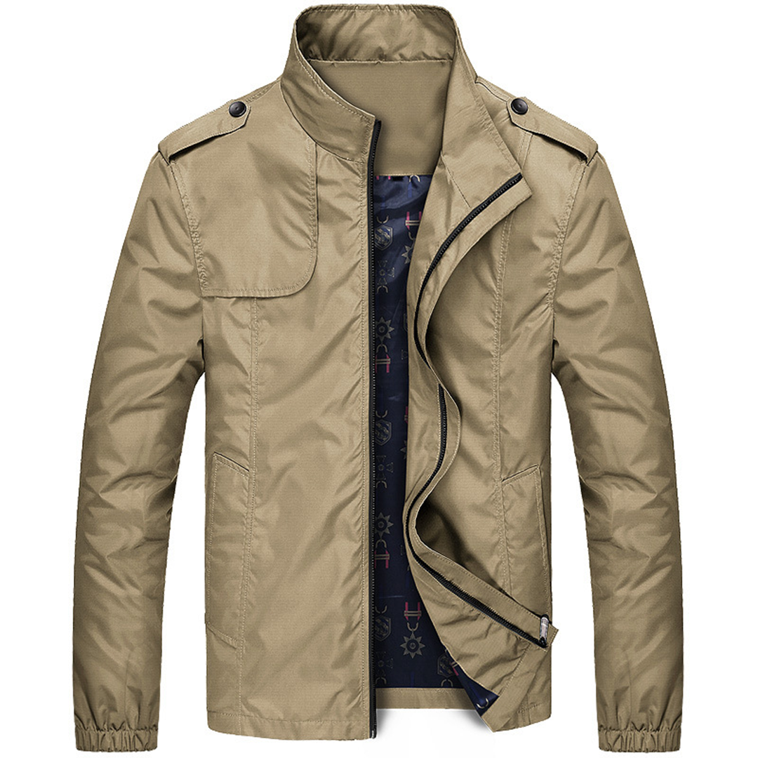 Herren Wasserdichte Freizeit Jacke | Reißverschluss