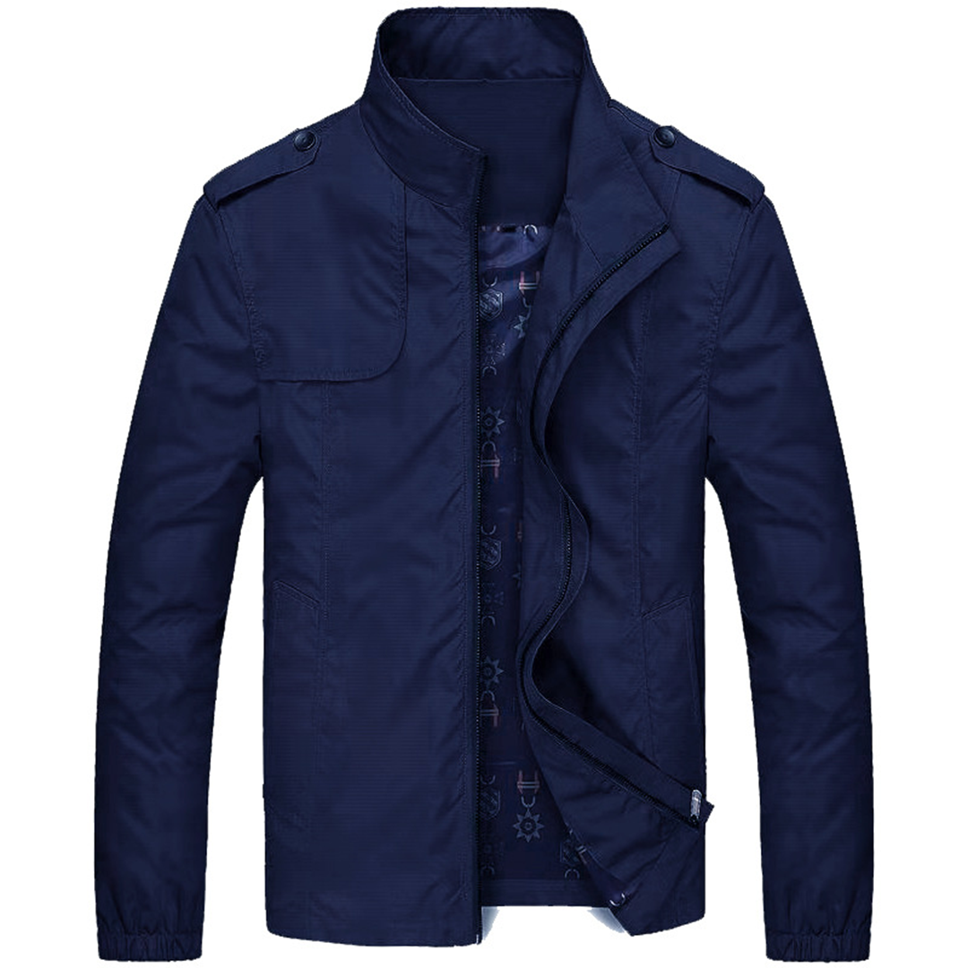 Herren Wasserdichte Freizeit Jacke | Reißverschluss
