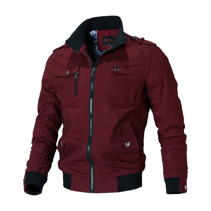 Herren Stylische Bomber Jacke | Reissverschluss
