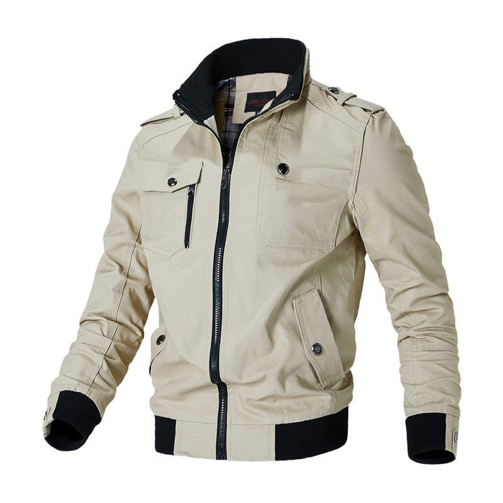 Herren Stylische Bomber Jacke | Reissverschluss