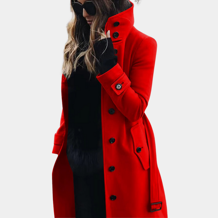 Damen Langer Trench Mantel | Stilvoll