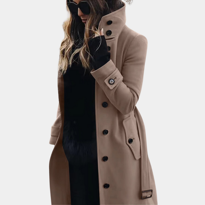 Damen Langer Trench Mantel | Stilvoll