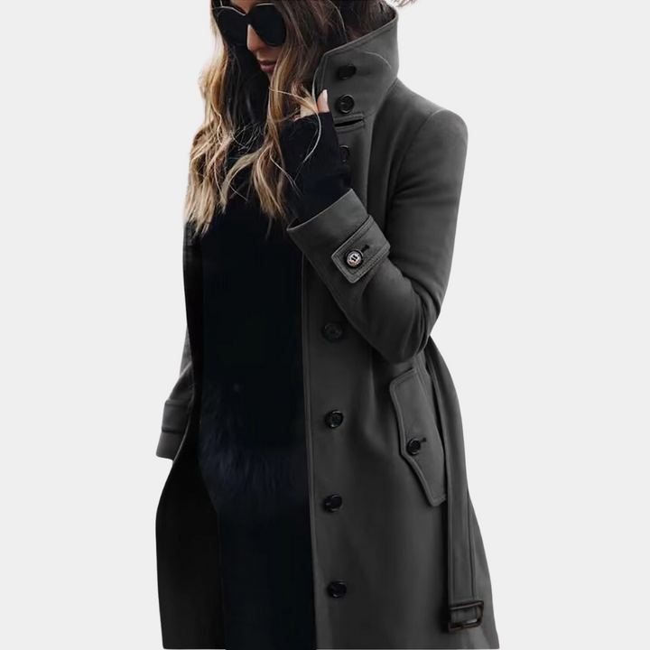 Damen Langer Trench Mantel | Stilvoll