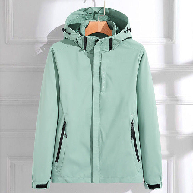 Funktionale Wasserdichte  Regenjacke für Damen | Praktisch