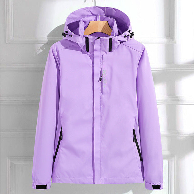 Funktionale Wasserdichte  Regenjacke für Damen | Praktisch