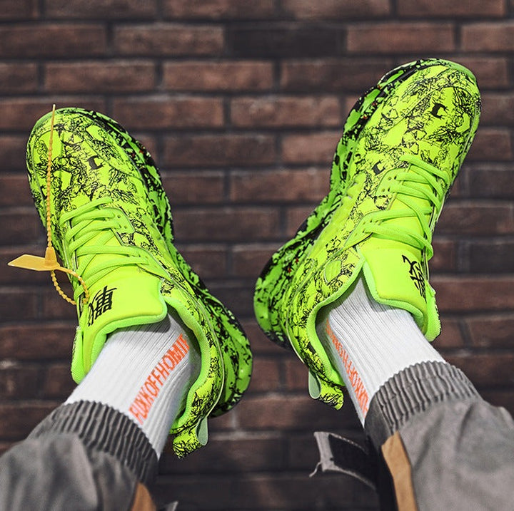 Stilvolle urbane herren-schnürsneaker